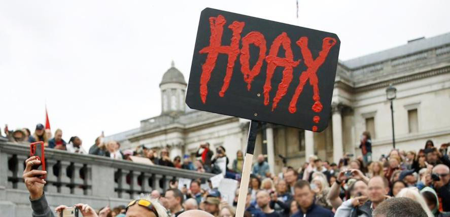 London Antivaxx Protest (Irish Times) edited