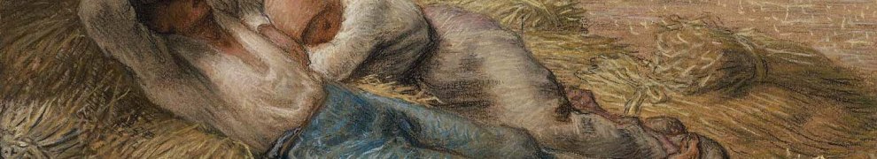 Two sleeping figures in a cornfield