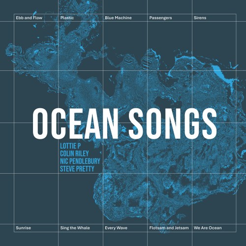 An album cover with a map on it